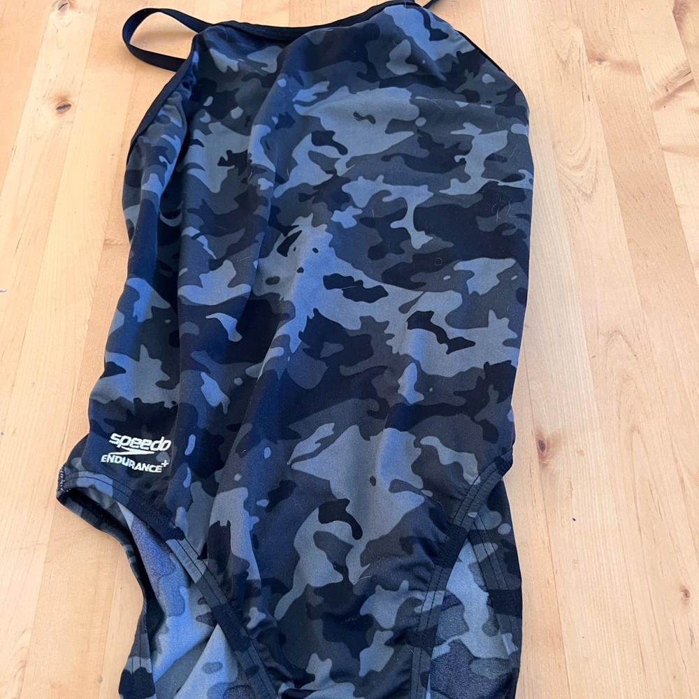 Speedo endurance camp swimsuit.
